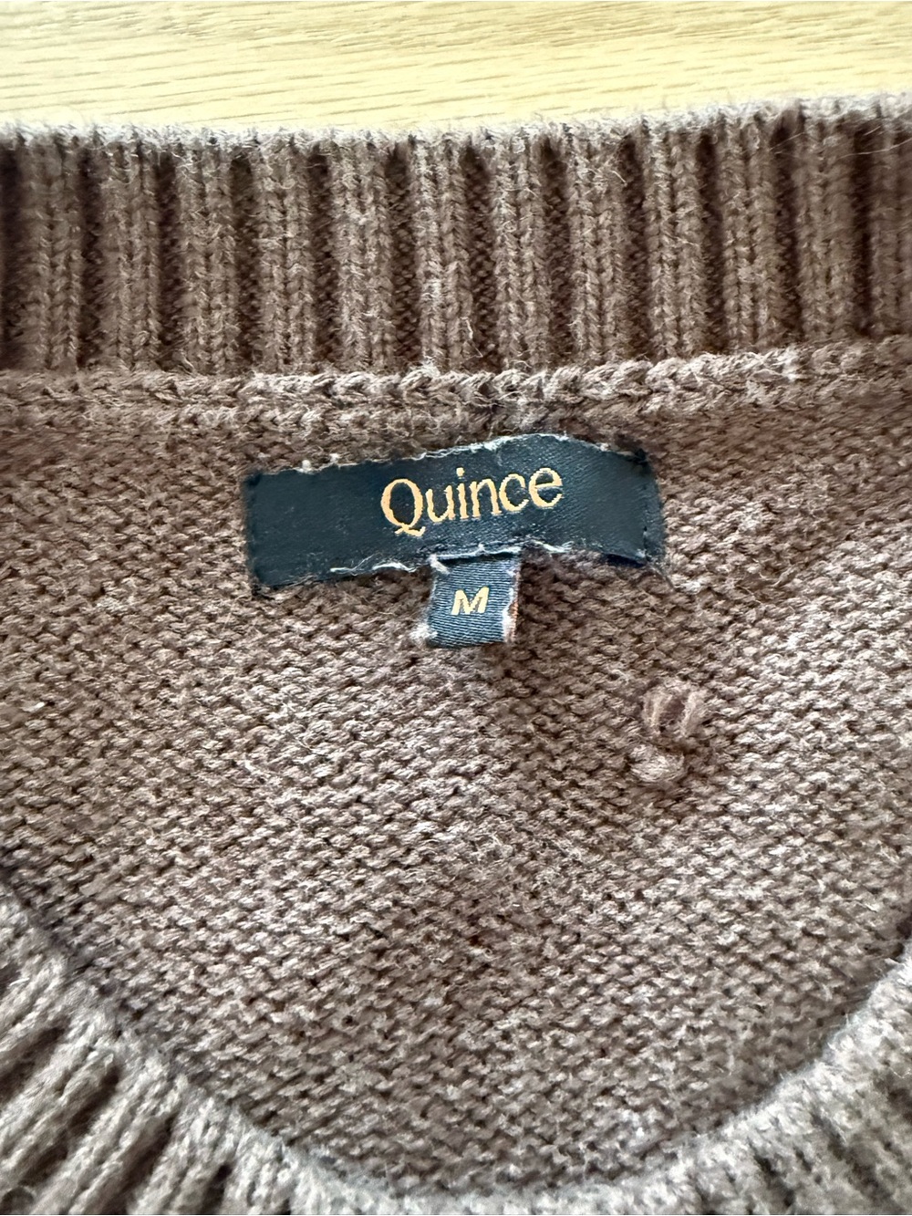 Quince 100% Cotton Boyfriend Sweater - Picture 4 of 4